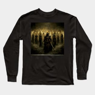 The Army of the Dark Samurais - Black and Gold Long Sleeve T-Shirt